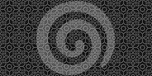 Black arabic background, islamic pattern,carved style photo
