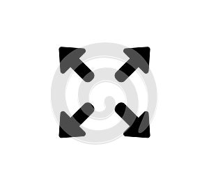 Black arrows point in four directions