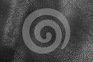 Black artificial leather texture