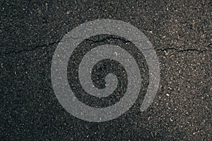 Black asphalt road texture background