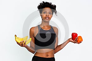 BLack attractive fitness woman, trained female body, Beautiful Sportive Woman Leggins Stock Images