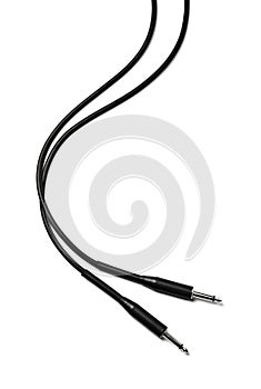 Black audio cable