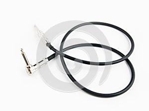 Black audio cable