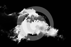 On a black background it is convenient for designers Clouds Cumuliform cloudscape In meteorology, a cloud is an aerosol in the