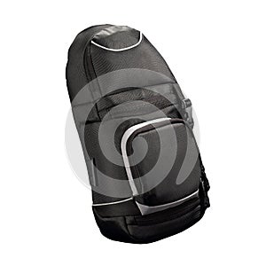 Black Backpack isolated