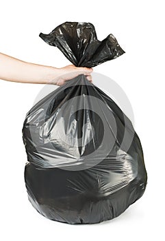 Black bag of rubbish