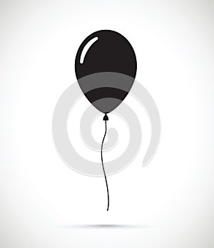 A black balloon photo