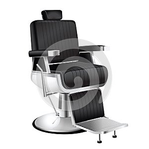 Black Barber Chair