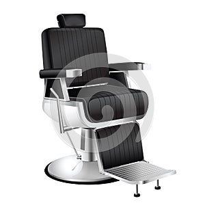 Black Barber Chair photo