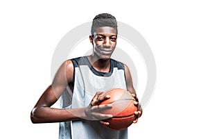 Black basketball player