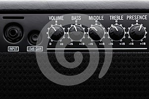 Black Bass Guitar Amplifier