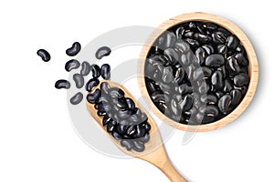 Black beans Urad dal, black gram, vigna mungo photo