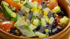 Black Bean Lentil Taco Soup