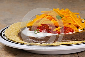 Black Bean Tostada photo