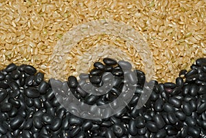 Black Beans and Brown rice