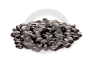 Black beans isolated photo