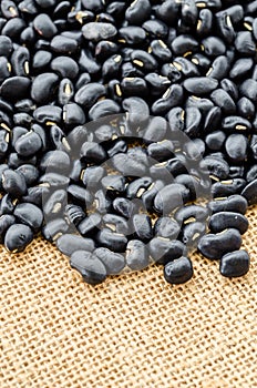 Black beans seeds.