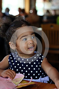 Black Bi-Racial Toddler Female