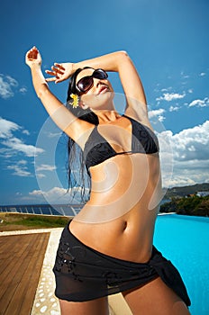 Black Bikini Girl