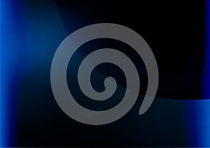 Black and Blue Abstract Blurred Gradient Background
