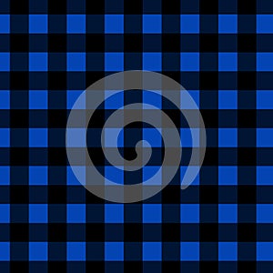 Black and blue buffalo check pattern