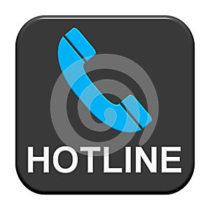 Black blue Button: Hotline