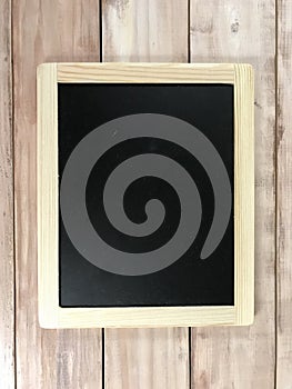 Black board in Wood texture. Photo image