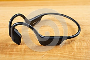 black bone conduction headset