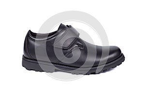 Black boot, isolated on white