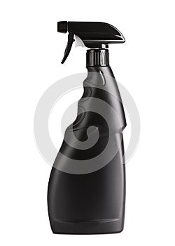 Black bottle spray bottle