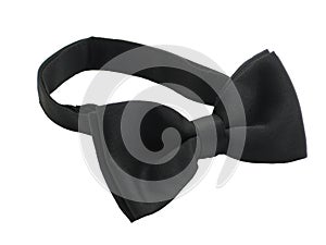 Black bow tie