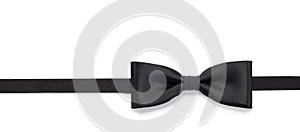 Black bow tie