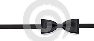 Black bow tie photo