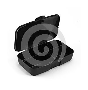 Black Box Capsules isolated on white