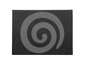 Black box isolated on white