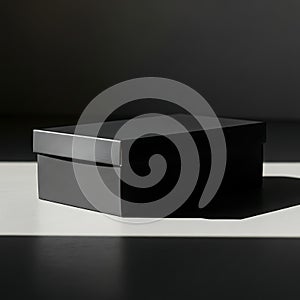 Black Box with Silver Lid