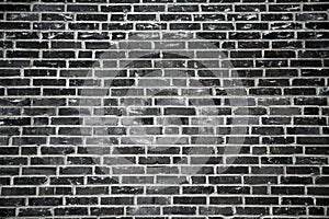 Black brick wall