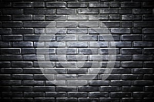 Black Brick wall background