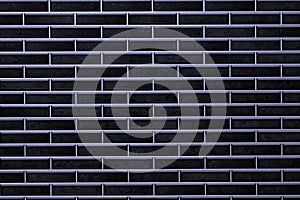 black brick wall texture for pattern background. mock up