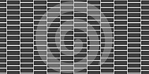 Black bricks pattern design vector illustration