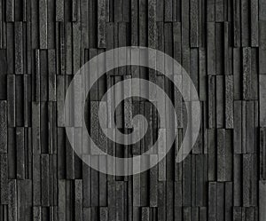 Black bricks slate texture backgrounds