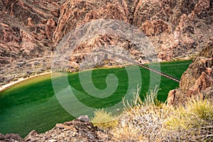 Black Bridge Crosses the Colorado River