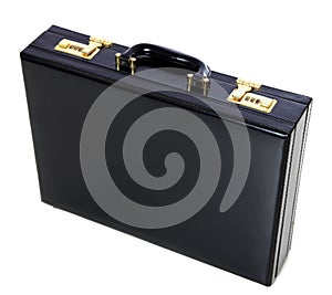 Black briefcase photo