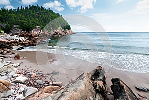 Black Brook beach, Cape Breton, Nova Scotia, Canada.