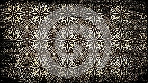 Black and Brown Vintage Grunge Wallpaper Pattern Background Image