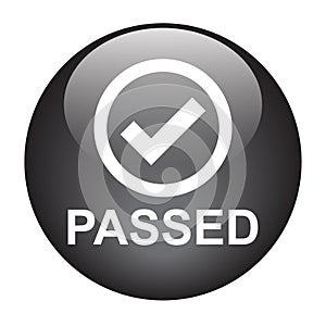 Passed tick button transparent