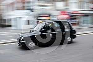 Black cab taxi