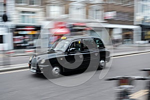 Black cab taxi