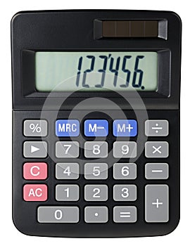 Black calculator