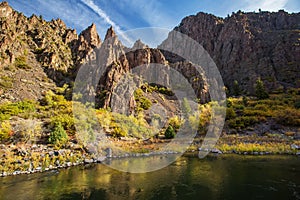 Black Canyon of the Gunnison park in Colorado, USA